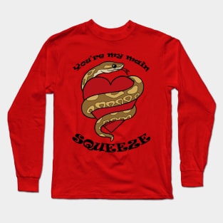 Main Squeeze Valentine Snek Long Sleeve T-Shirt